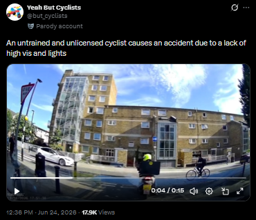 Was the Cyclist Drunk?